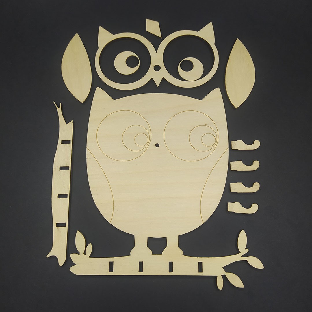 Bagoly - fali kulcstartó alap - Image 3