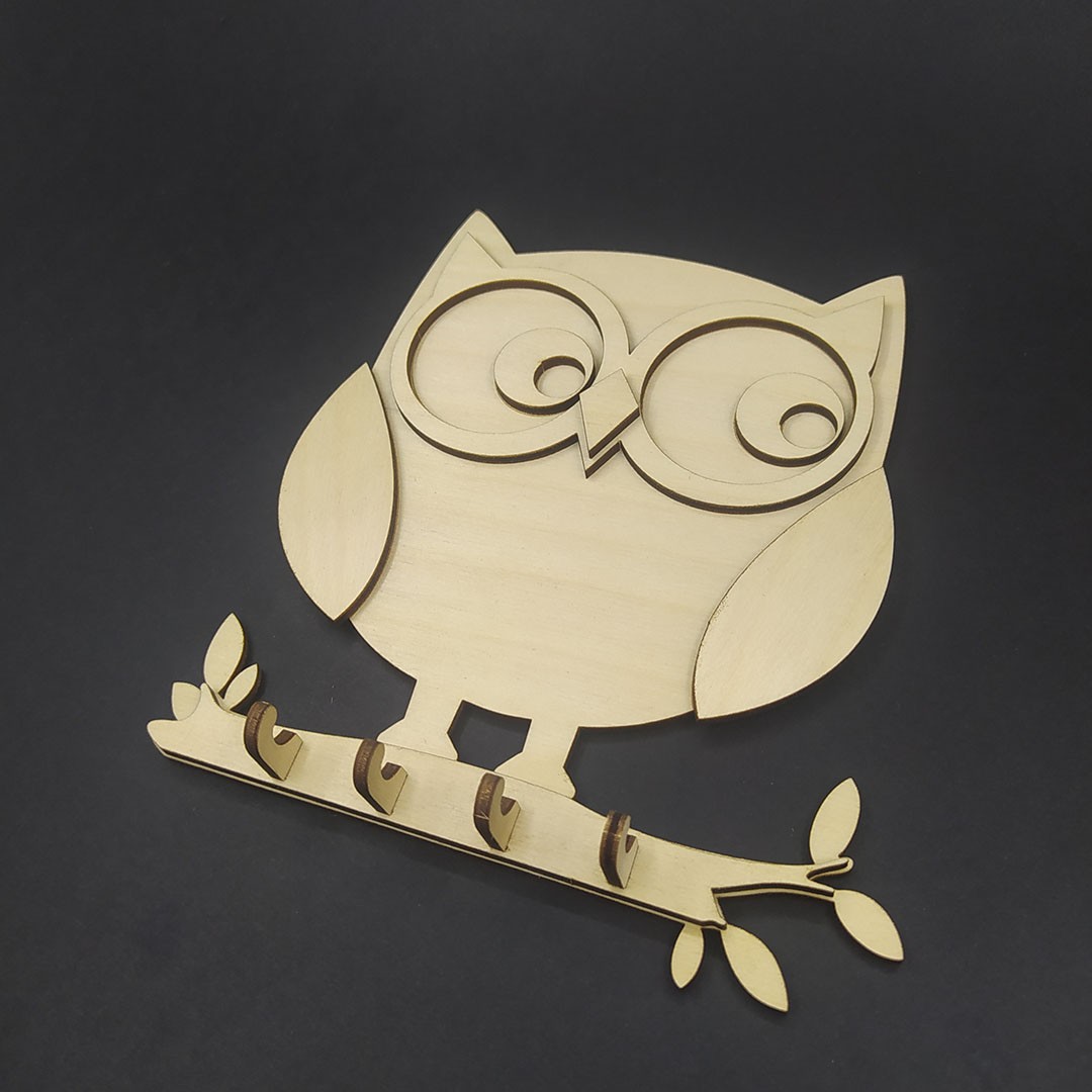 Bagoly - fali kulcstartó alap - Image 2