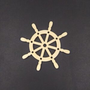 Kormány - fa figura