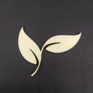 Levél dupla - fa figura