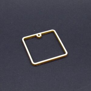 Medál, Kulcstartó alap - 4cm négyzet (B)