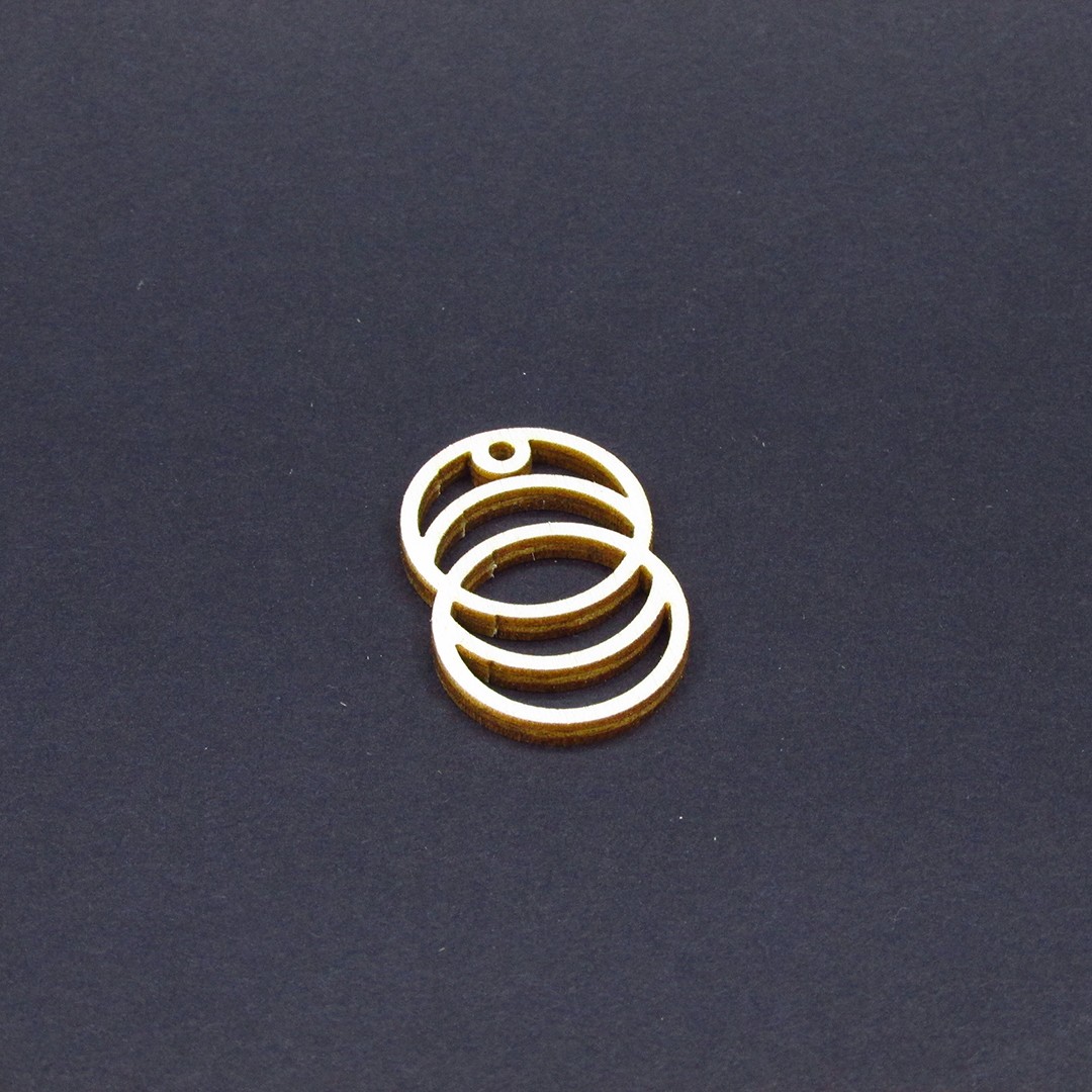 Medál, Kulcstartó alap - karikák (B)