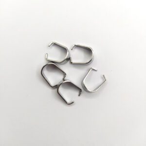 Orvosi fém medáltartó 10mm, 5db/csomag