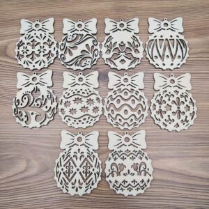 Karácsonyfadísz szett, 10db