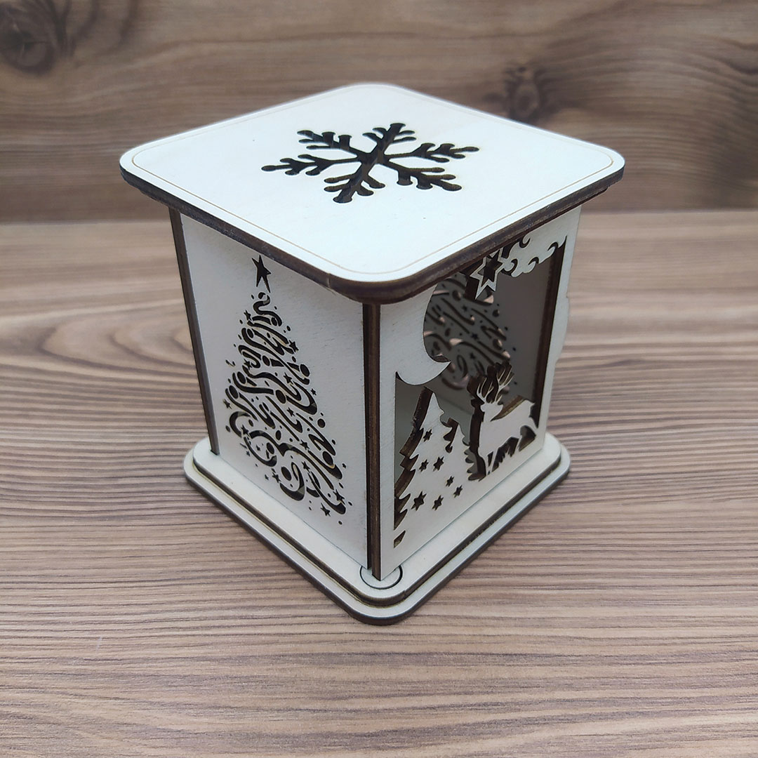 Karácsonyi mécsestartó natúr alap - Image 3