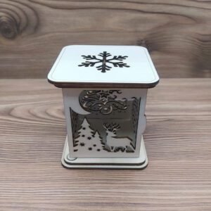 Karácsonyi mécsestartó natúr alap