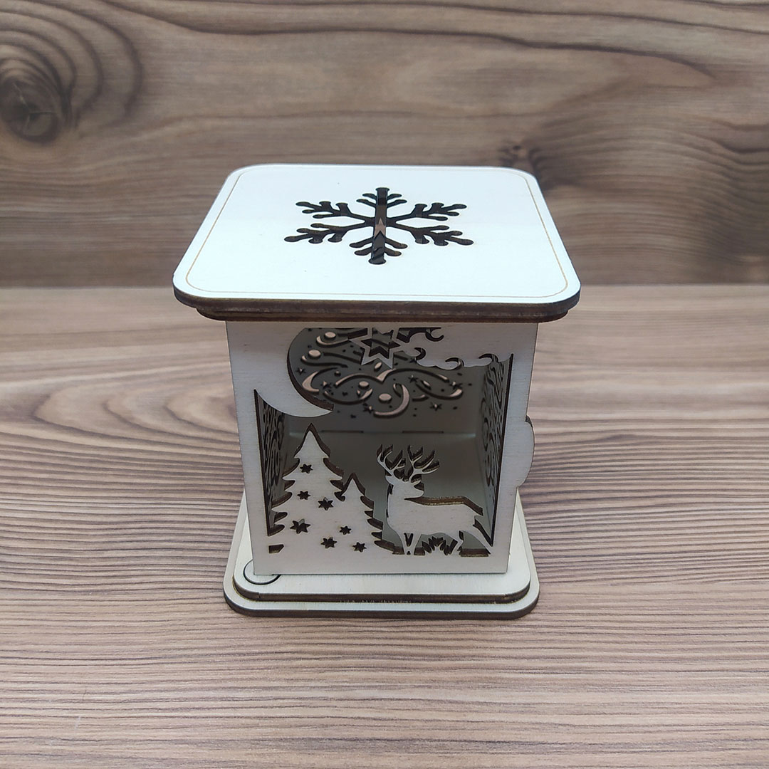 Karácsonyi mécsestartó natúr alap