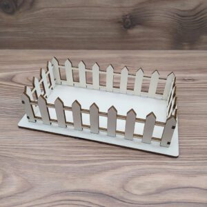 Tároló, tartó alap - kerítéssel