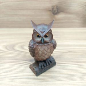 Bagoly figura - kézzel festett