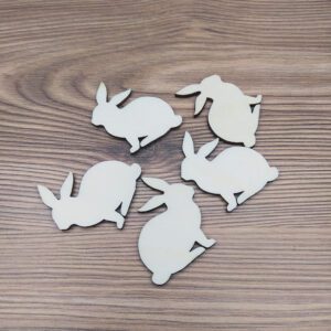 Nyuszi fa figura 5db