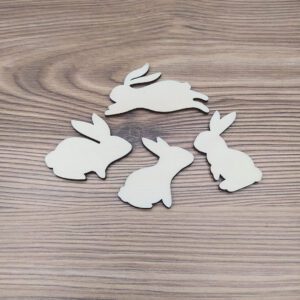 Nyuszi fa figura szett 4db