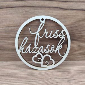 Esküvői dísz - friss házasok