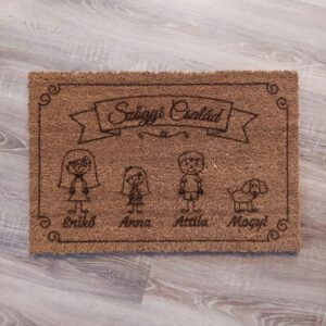 Kókuszrost lábtörlő - Család