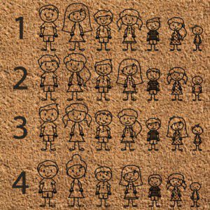 Kókuszrost lábtörlő – Figurák 1