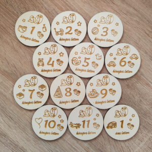 Mérföldkövek babafotókhoz - hónapok