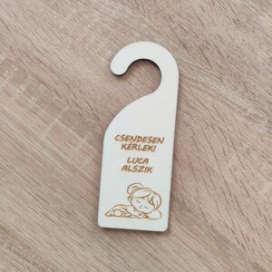 Ne zavarj tábla - gyerekszobára - testreszabható