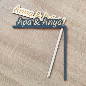 Ajtókeret név, felirat, dísz