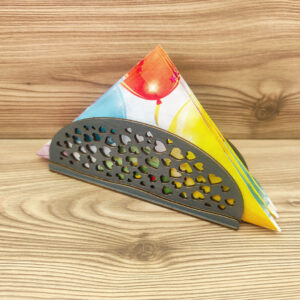 Szalvétatartó – szíves