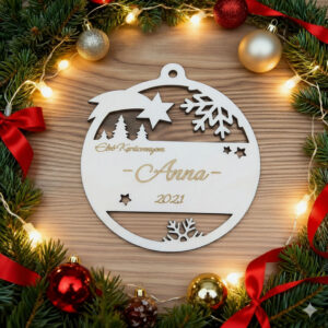 Első Karácsonyom, karácsonyfadísz, névreszóló