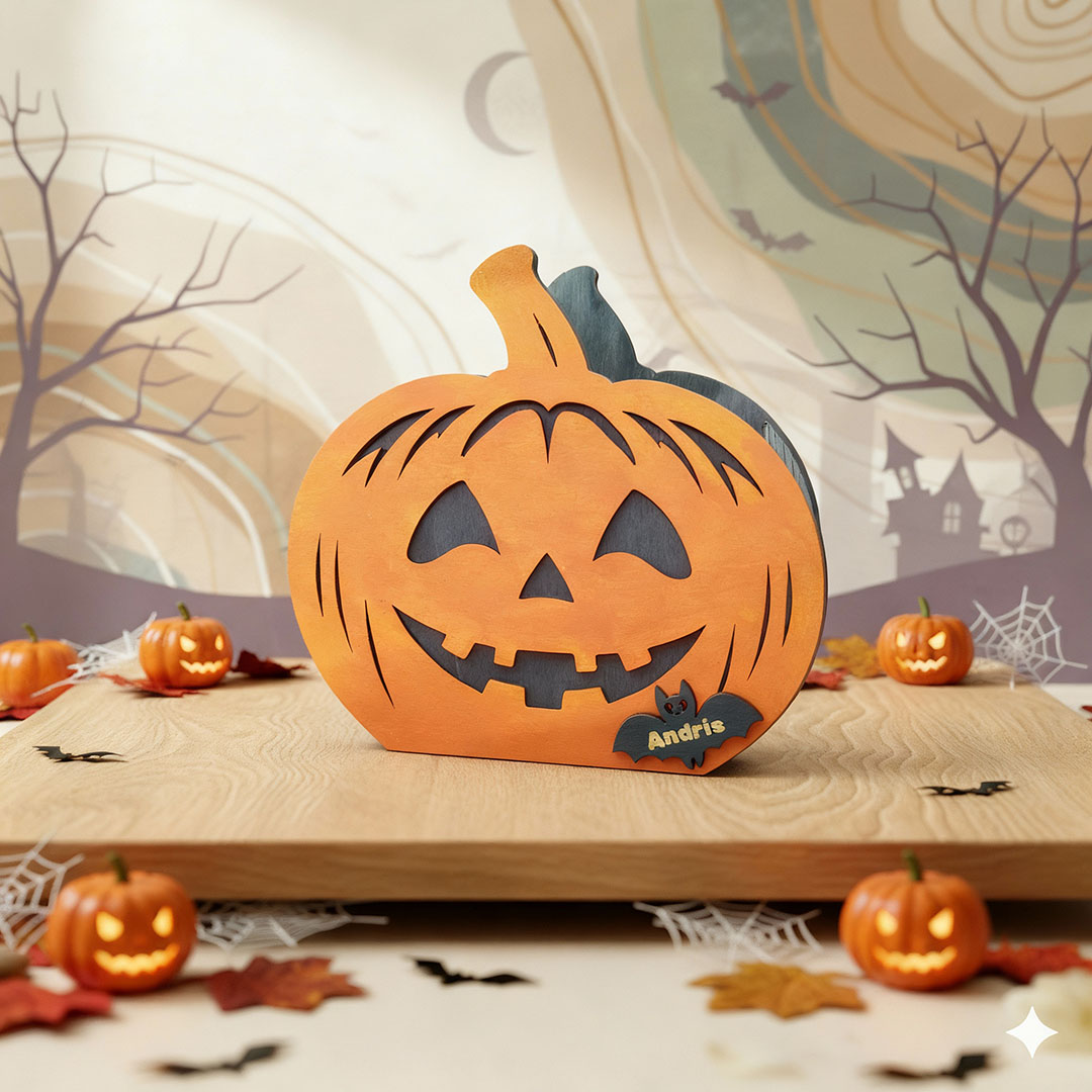 Halloween tök cukorkatartó, tál