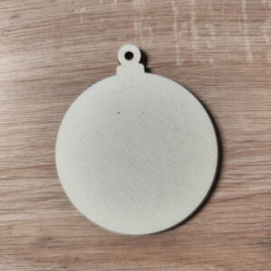 Karácsonyfadísz alap – kerek