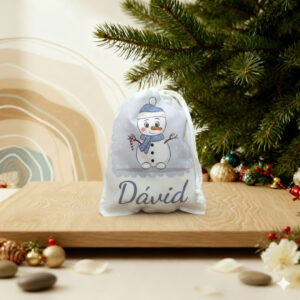 Mikulászsák egyedi grafikával és névvel