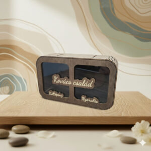 Egyedi persely több rekesszel