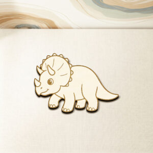 Dínó - Triceratops - Fa figura