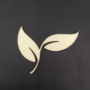 Levél dupla - fa figura