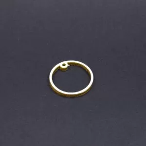 Medál, Kulcstartó alap - 3cm kör (B)