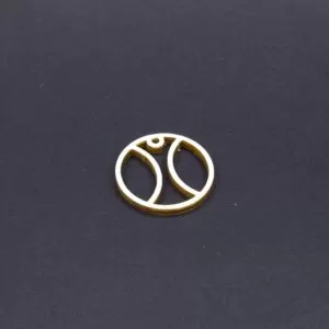 Medál, Kulcstartó alap - 3cm kör (D)