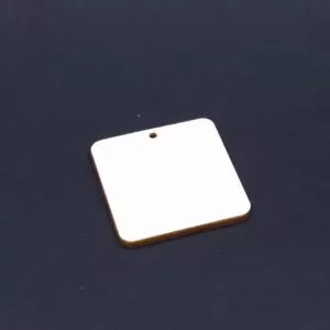 Medál, Kulcstartó alap - 4cm négyzet (A)