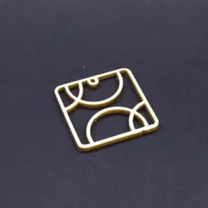 Medál, Kulcstartó alap - 4cm négyzet (C)