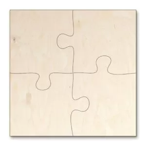 Fa puzzle - Poháralátét