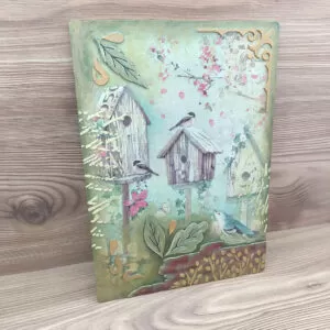 Madáretetők - Mixed media kép