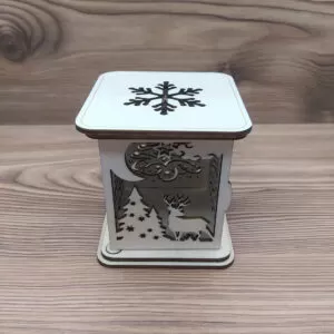 Karácsonyi mécsestartó natúr alap