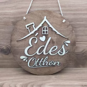 Édes Otthon tábla - Házikó
