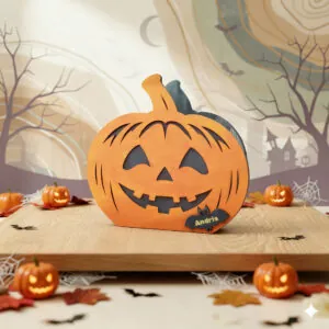 Halloween tök cukorkatartó, tál